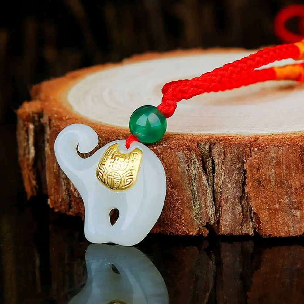 

Лучший кулон в виде желтого золотого листа из натурального нефрита для мужчин женщин и мужчин