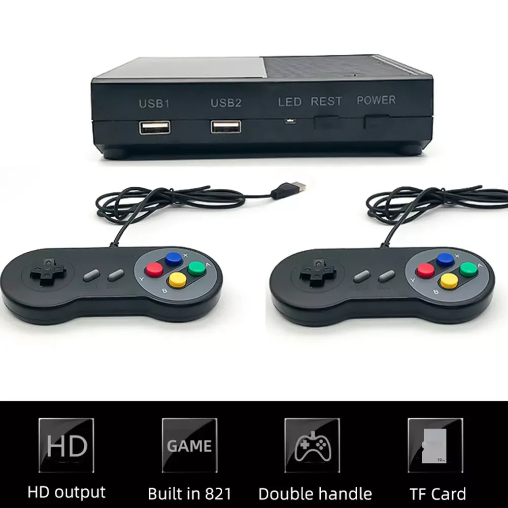 

coolbaby RS-95 HD Video Game Console HDMI-Compatible Output Built-in821 Classic Retro Games DualWired Controller TV Game Console