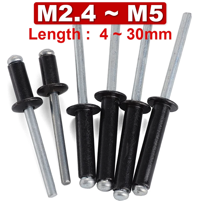 

Алюминиевые заклепки-анкеры черного цвета M2.4-M6