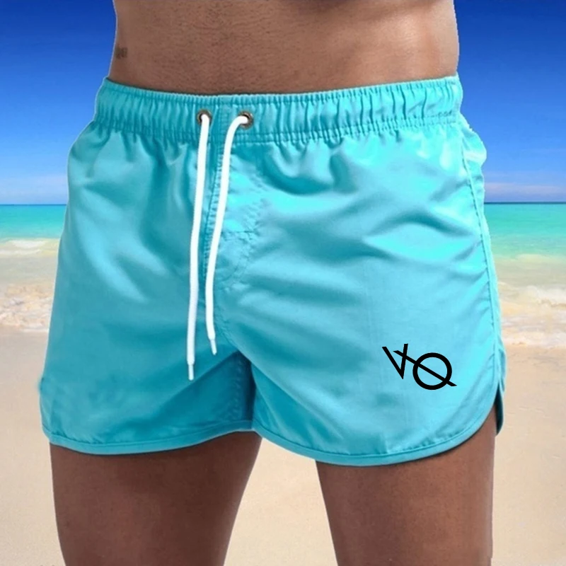 

New Men Printed Swimwear Breathable Board Shorts Surfing Quick Dry Summer Fitness Training Shorts Male Casual Beach Short Pants