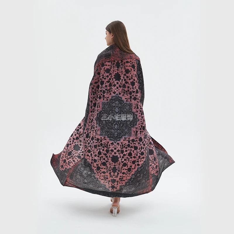 Женский плиссированный тренчкот с рукавом летучая мышь