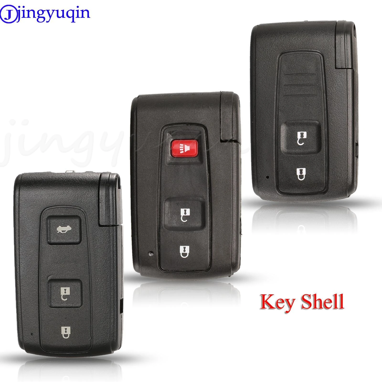 Jingyuqin 2/3 кнопки дистанционный автомобильный ключ-карта брелок для Toyota Camry Corolla Prius