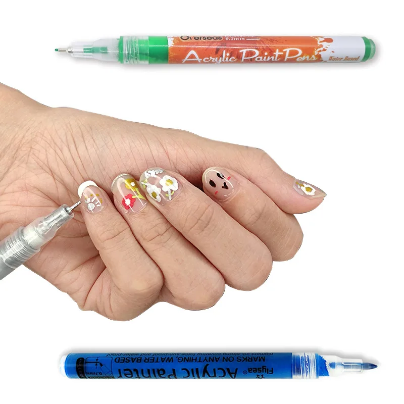 

12 Colors Nail Art Pen Painting Design Pen for DIY Graffiti Line Drawing Colorful Design Painting Varnish Manicure Adorn Tools