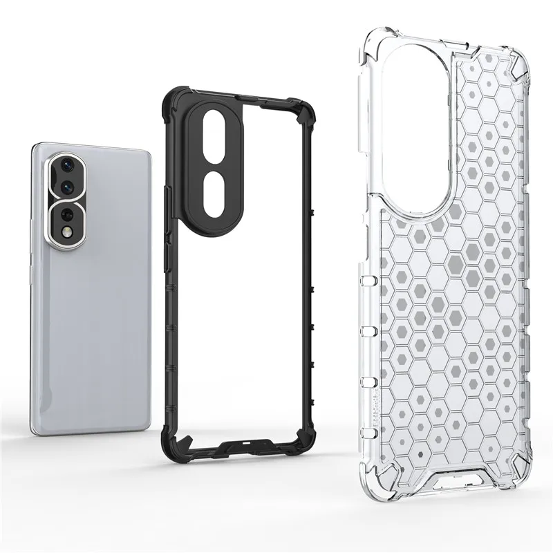 For Honor 80 Pro Case Honor 80 Pro 5G Cover 6.78 inch Shockproof Honeycomb Hard PC Protection Bumper For Honor 80 SE 80 Pro 5G