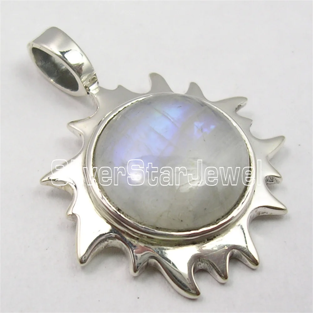 

Many Color India Semi-precious Stone Pendant 1.5"