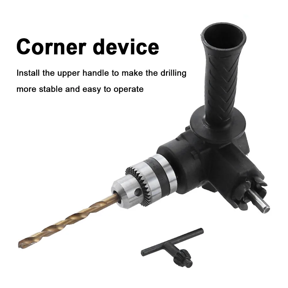 

Multi-Function Bit Corner Screwdriver Electric Drill 90 Degree Right Angle Electric Drill Corner Adapter Small Space Repair Tool