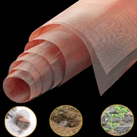 1pcs copper mesh coarse dense gauze mesh 10 200width 3 to 20copper net copper wire net metal screen copper