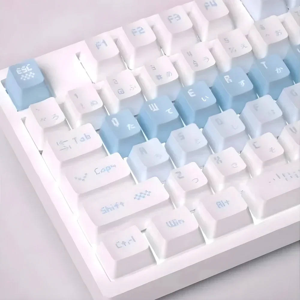 Mirai PBT 125 клавиш аниме колпачки для клавиатуры