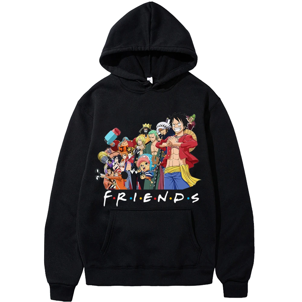 

Anime One Piece Hoodie Men and women Harajuku Pullover Sweatshirts Long Sleeve Loose Streetwear Hoodie Tops