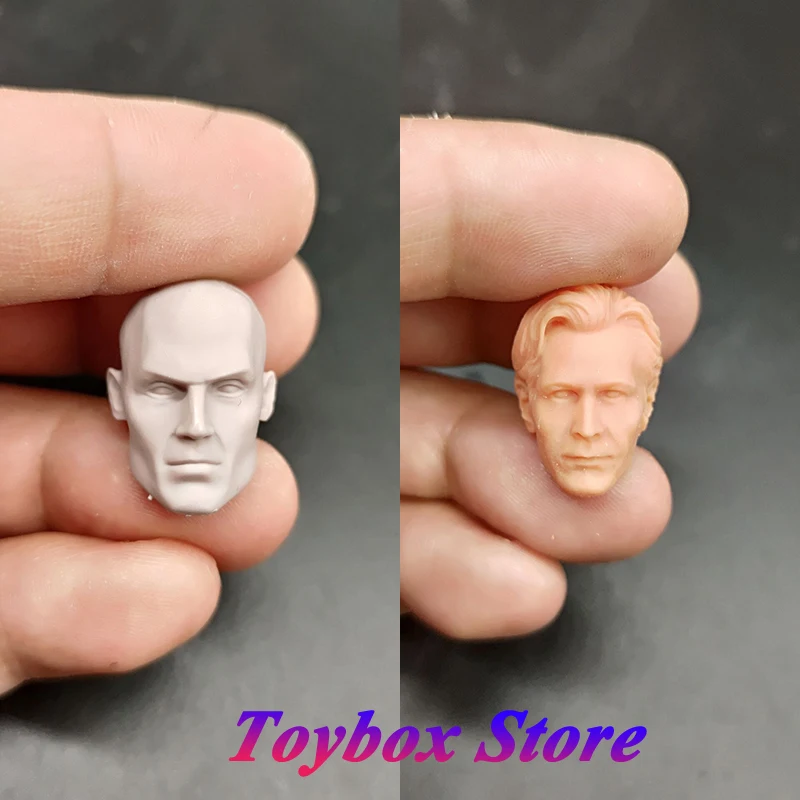 HL517 1/12 Hitman Agent 47 Clone Killer Неокрашенная голова Sculpt HL620 Bad Cop Gary Oldman Movie Role Мини-белая