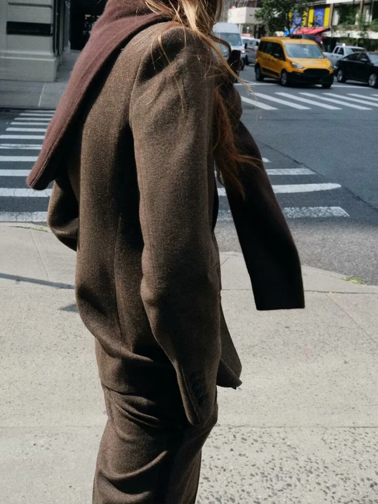 Европейский и американский стиль 2024 осенние зимние новые продукты женский