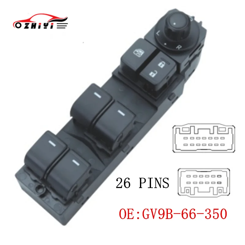 

For Mazda 6 2014-2015 Car Power Window Lift Switch Auto Door Button GV9B-66-350 GV9B66350 Car Accessories