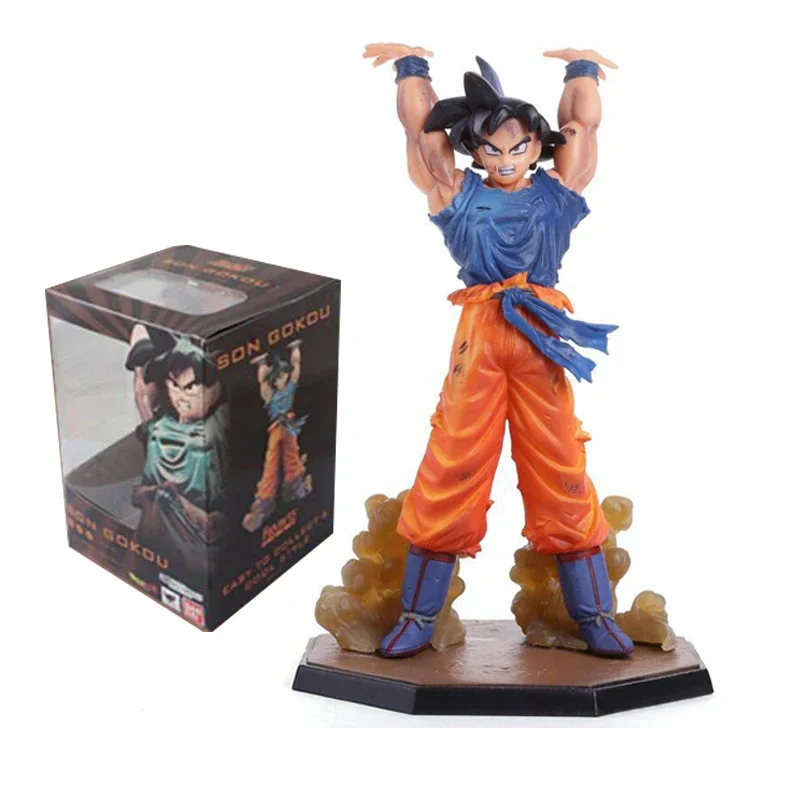 

Фигурка Z Дети Гоку кукла 17 см игрушки Аниме Bandai супер фигурка Son подарки из ПВХ Saiyan Дракон украшения модель мяч Коллекционная экшн