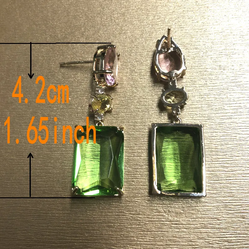 Серьги с кубическим цирконием