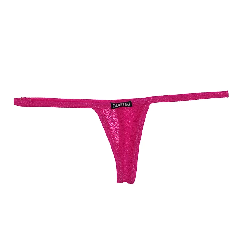 

Сексуальные сетчатые мужские трусики AIIOU, просвечивающее нижнее белье, стринги и G-стринги, соблазнительные женские трусики, эротическое бе...