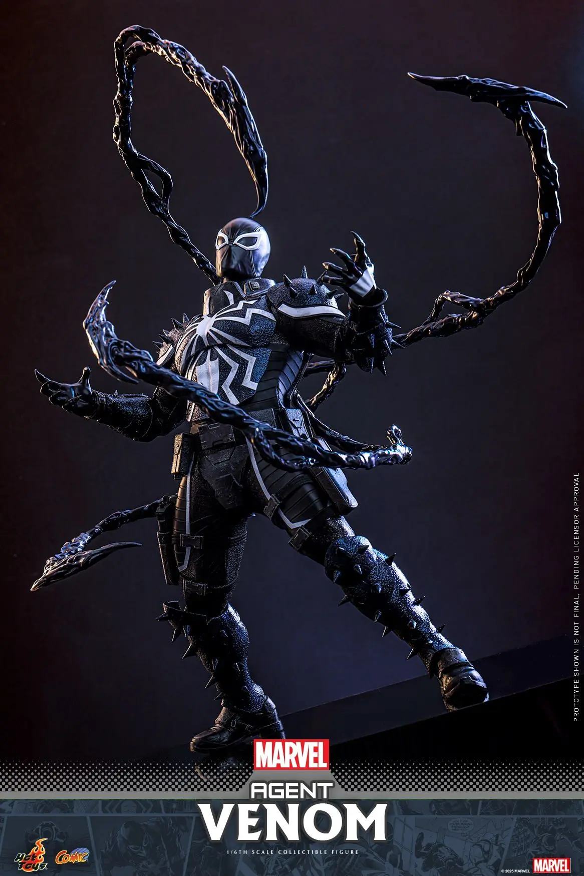 Фото В наличии: HOT TOYS CMS025 Агент Веном 1/6, подвижная коллекционная фигурка HT Eugene Flash Thompson №4