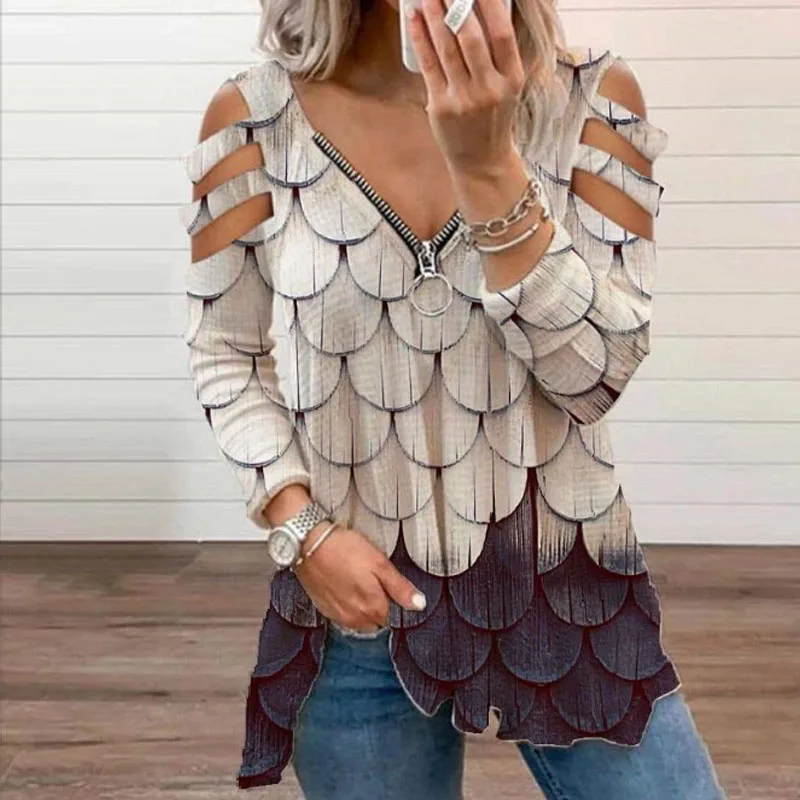 Женская футболка с длинным рукавом в готическом стиле |