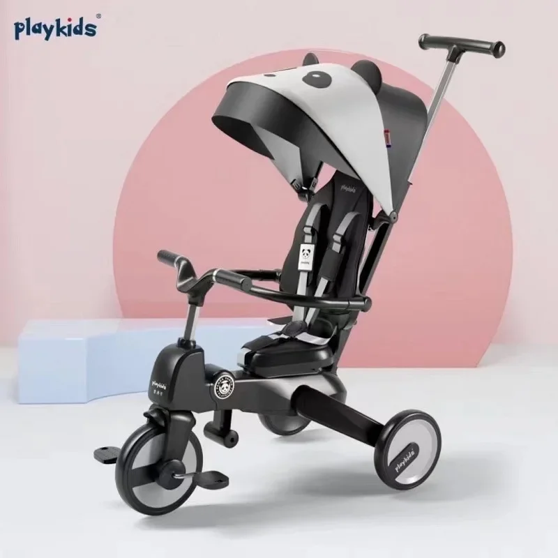 

Baby Bicycle Children's Tricycle 7-in-1 Handcart S03 Bi-directional Folding Baby Walking Tool
