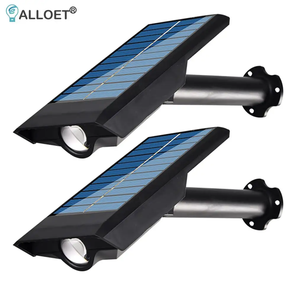 

2pcs LED Solar Light Solar Wall Lamp Waterproof Automatic Induction Sunlight Lamp Courtyard Garden Patio Path Yard Decoration