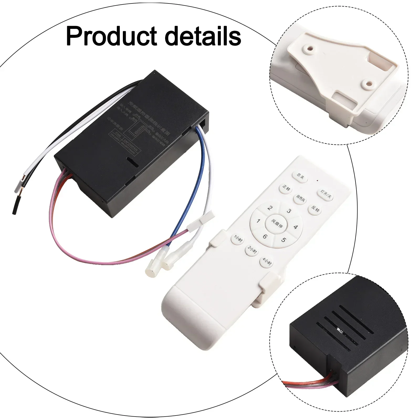 konwersji częstotliwości wentylator sufitowy pilot zdalnego sterowania odbiornik wyłącznik czasowy 6-biegowa kontrola konwersja niskiego