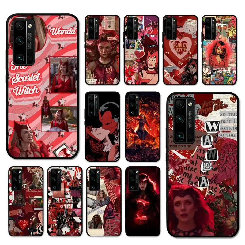 

Disney Avengers Scarlet Witch Marvel Phone Case for Huawei Honor 10 i 8X C 5A 20 9 10 30 lite pro Voew 10 20 V30