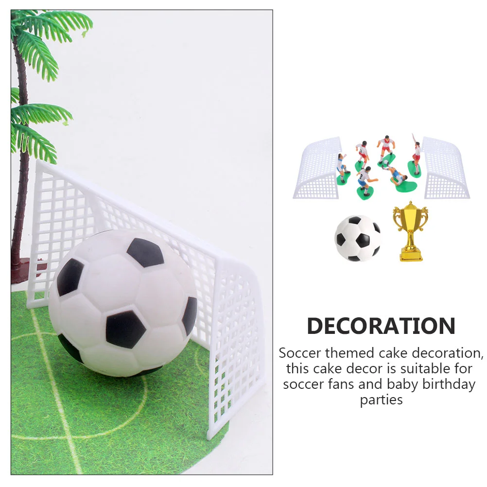 Украшение торта настольный футбол миниатюрный пейзажный декор трофейное поле