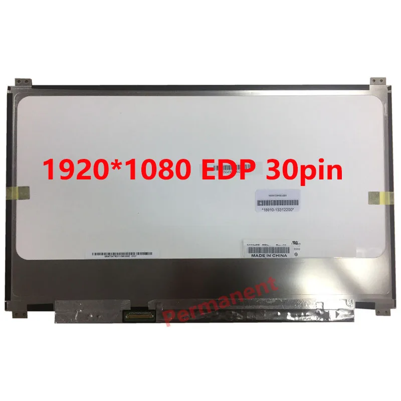 

N133HSE-EB3 N133HSE-EA1 N133HSE-EA3 for ASUS UX32 UX32VD UX31 UX31A UltraBook Laptop LCD LED screen 1920*1080 EDP 30pin