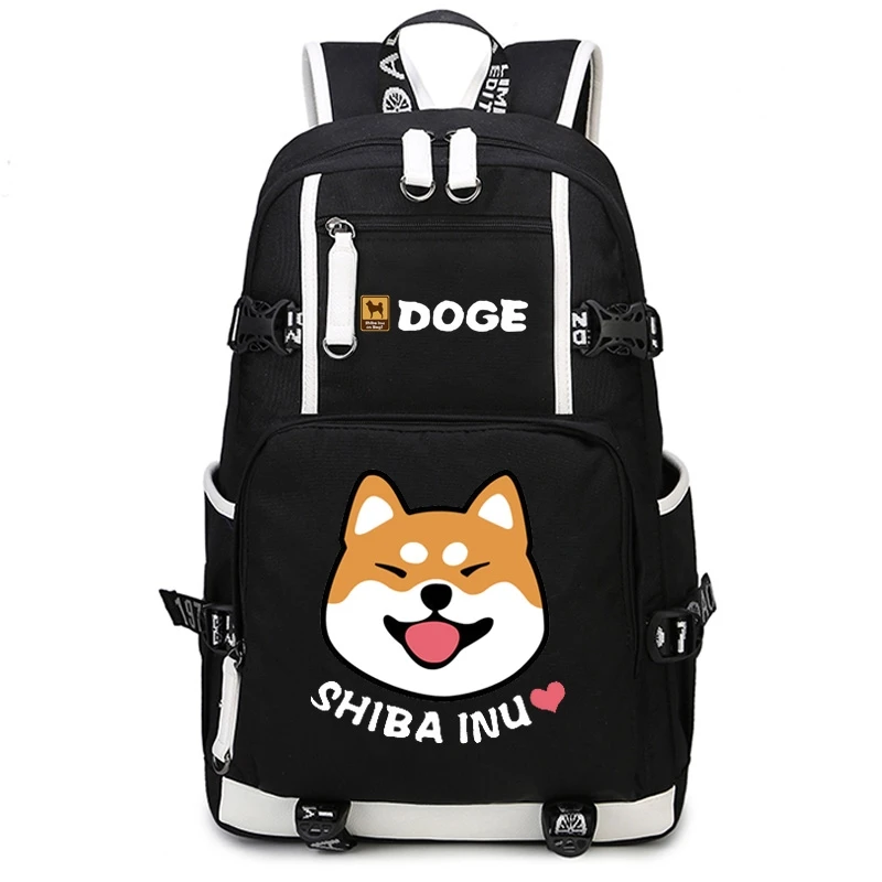 Hot Cute Kawaii Doge Dog Shiba Inu Laptop Backpack Cosplay Cartoon School Bags College Students Bag Bookbag Travel Bags