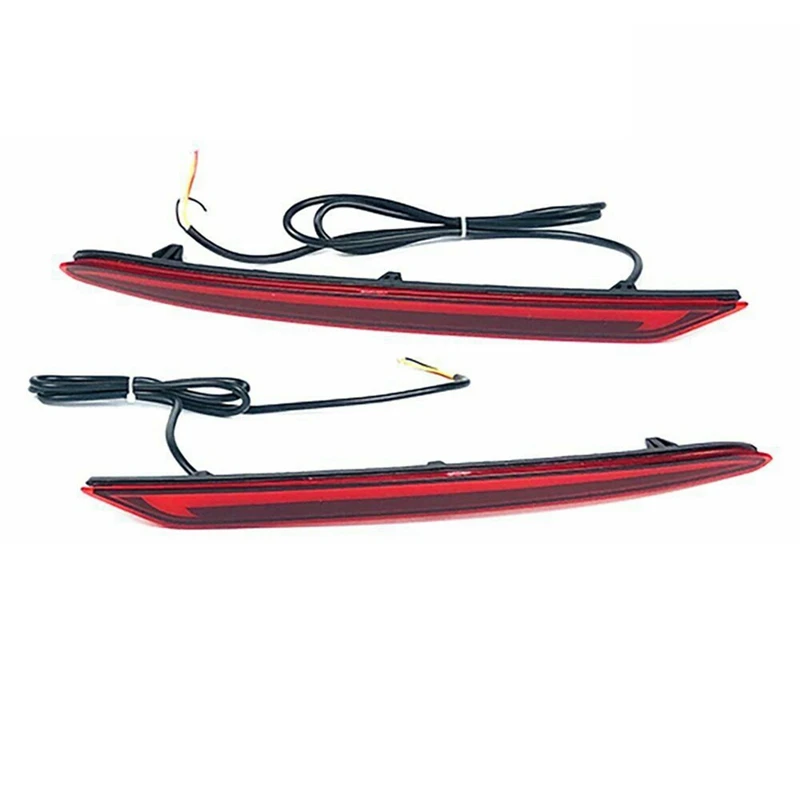 

1 Pair LED Rear Fog Bumper Light Lamp Brake Light Turn Signal Light Reflector for Ford Mondeo Fusion 2013-2018