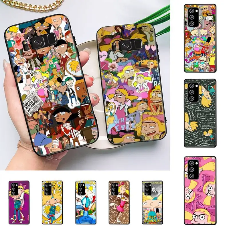 

Hey Arnolds Cartoon Phone Case for Samsung Note 5 7 8 9 10 20 pro plus lite ultra A21 12 72