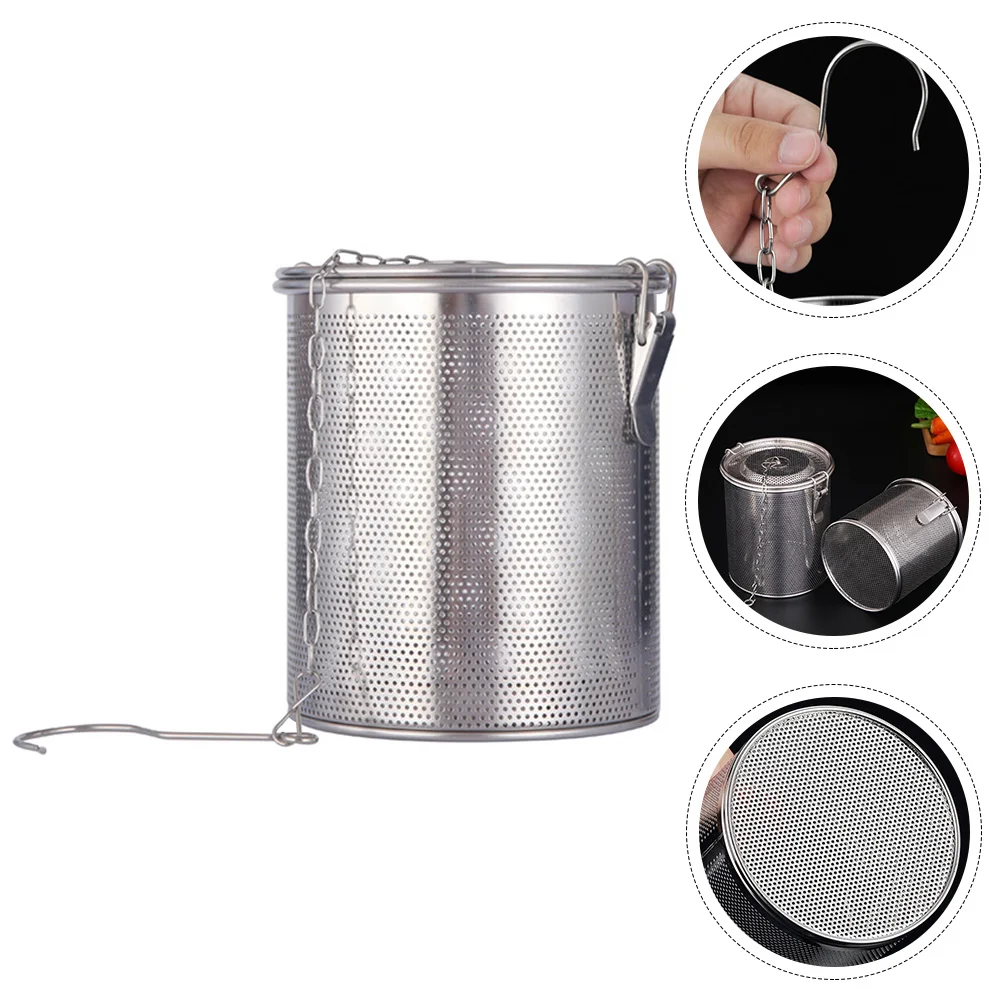 

Marinade Cage Reusable Seasoning Filter Mesh Strainer Lengthen Compact Tea Stainless Steel Steeper Infuser Loose