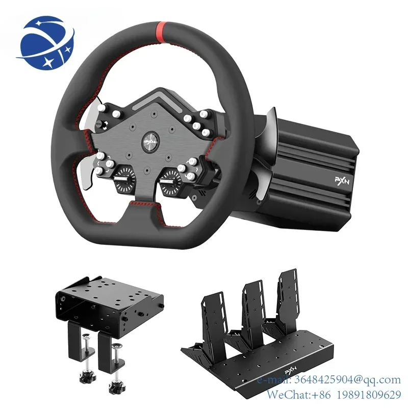 

PXN V12 Lite 6Nm Direct Drive Gaming Steering Wheel Force Feedback Racing Wheel for PC Windows/PS4/PS5/Xbox One/Xbox Series X/S