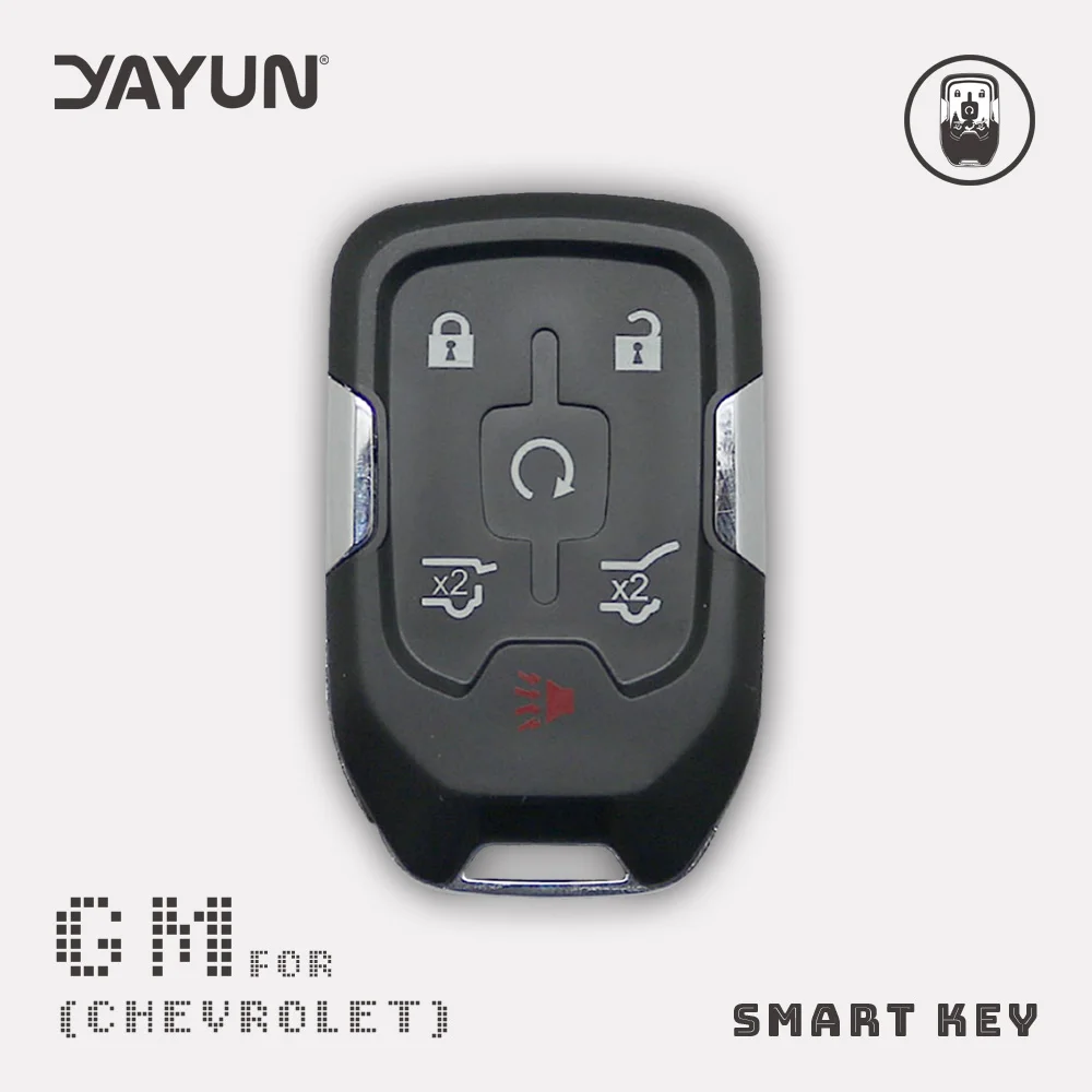 

YAYUN ForChevrolet Smart Remote Car Key Shell Case FOB Cruze Malibu Equinox Camaro 2016 2017 2018 2019 2/3/4/5 BTTONS