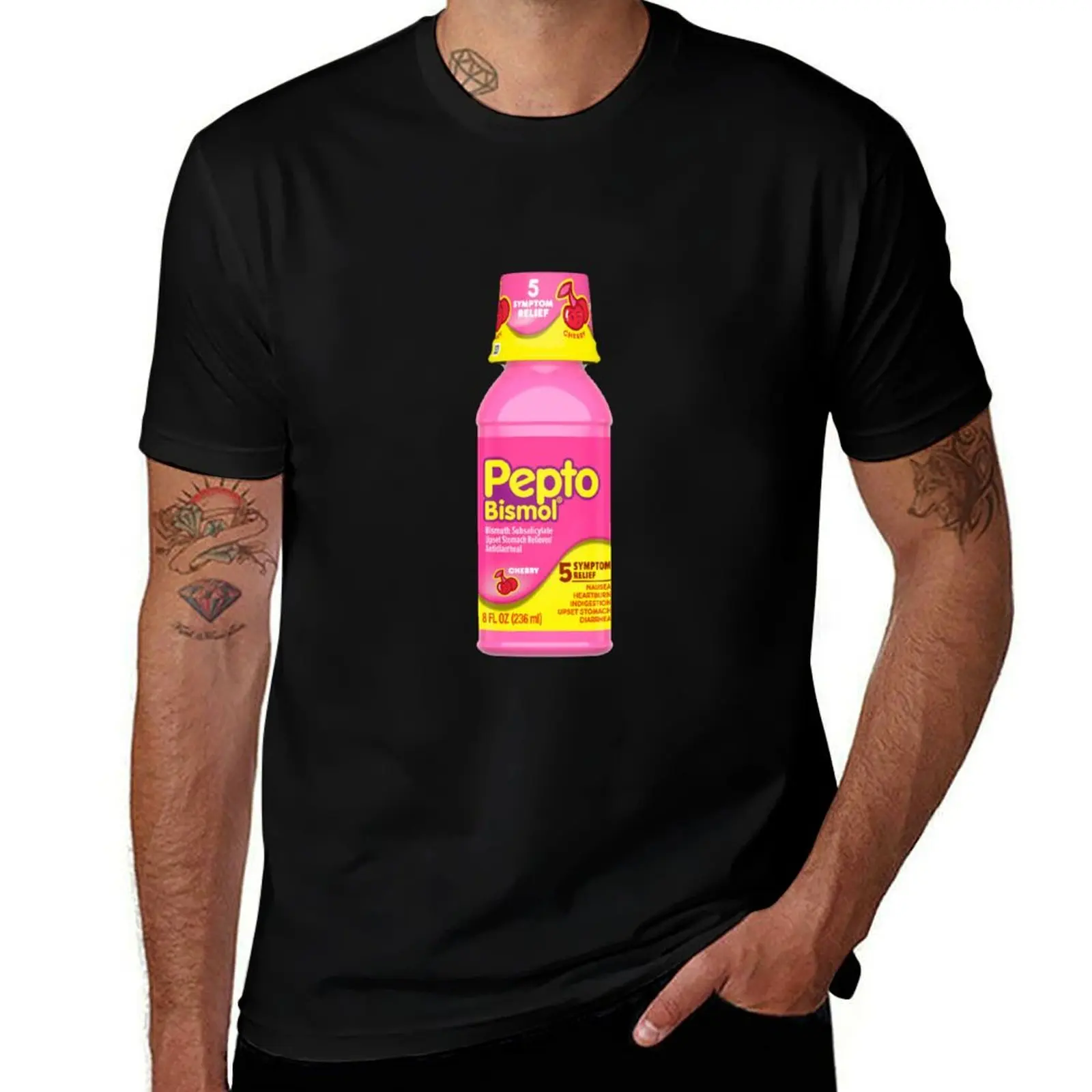Фото Футболка Pepto Bismol с коротким рукавом для больших и высоких людей №1