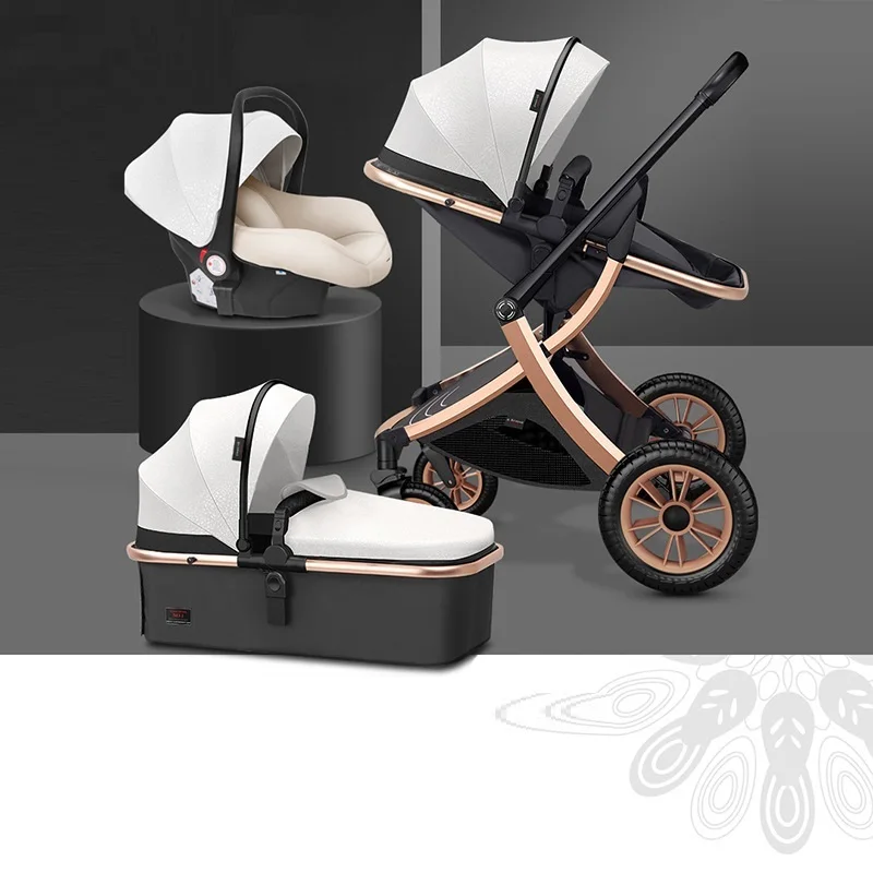 Роскошная детская коляска 3 в 1 X Design Cart Портативная дорожная Складная с