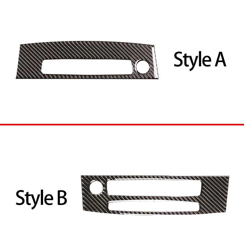 

Декоративная Защитная панель для аудио CD-дисков для BMW 5 серии E60/E61 2004-2010, автомобильные аксессуары из настоящего углеродного волокна для интерьера, 1 шт.