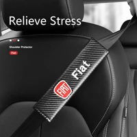 car seat belt pads safety belt shoulder breathable cover for fiat junto abarth 500 stilo ducato palio bravo doblo accessories
