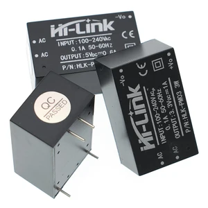 1pcs HLK-PM01 HLK-PM03 HLK-PM12 AC-DC 220V to 5V/3.3V/12V Mini Power Supply Module Intelligent Household Switch HLK-5M05