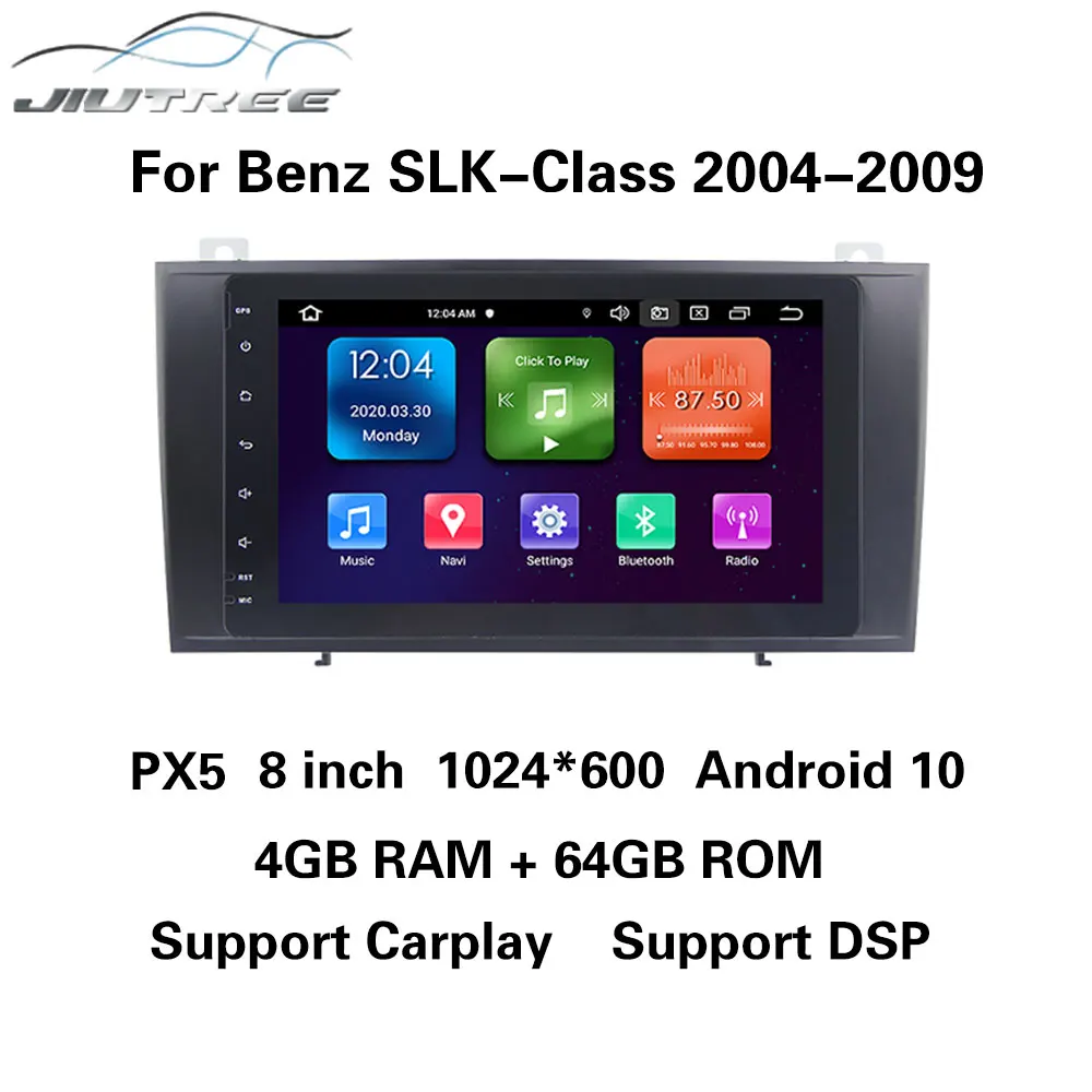 

8" Car Radio GPS Autoradio For Mercedes Benz SLK Class 2004-2009 Multimedia Player Android Auto Carplay DSP