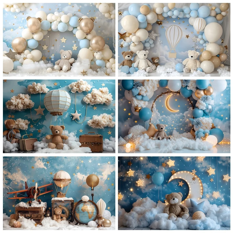 Фон для фотосъемки с изображением медведя