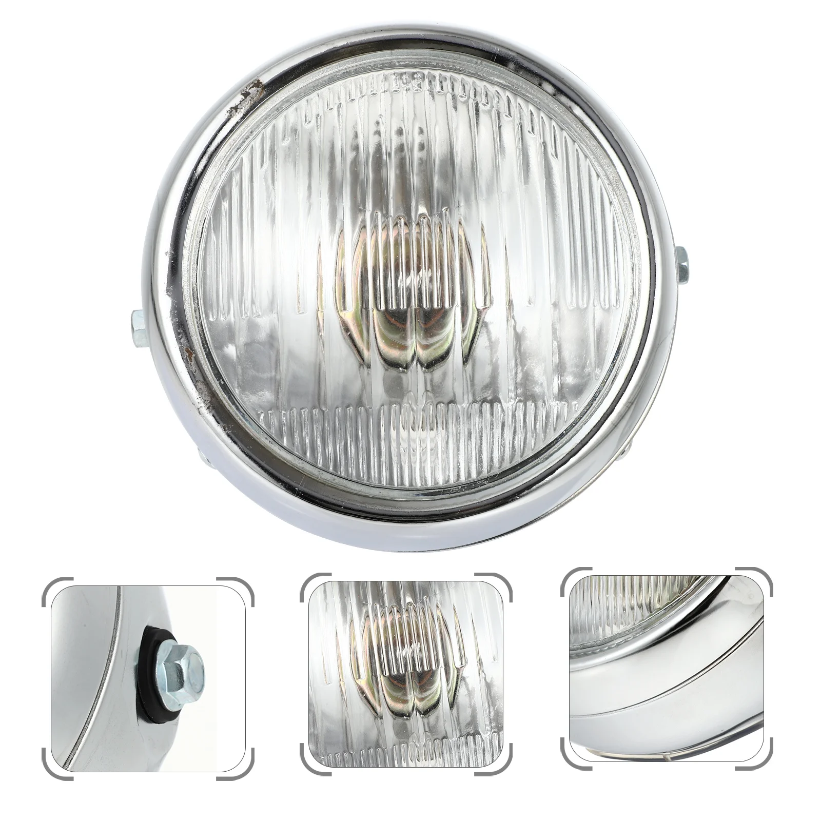 

Motorcycle Universal Headlight Fashion Retro Headlamp for Motorbike Retrofit