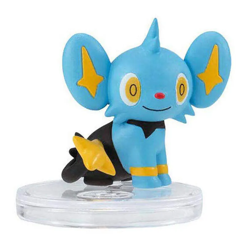Фото В наличии оригинальная коллекционная фигурка Bandai Pokemon Shinx Sitting Figure Pocket Monster, настольное украшение для коллекционеров и фанатов. №4