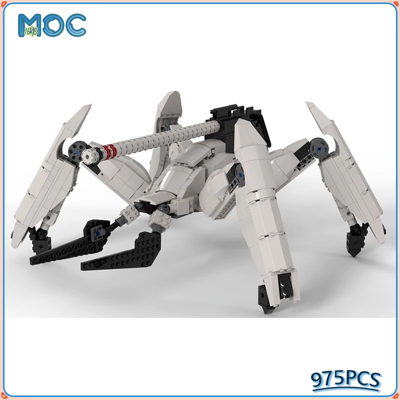 Фото MOC Building Block XM2 Walker Модель робота DIY Сборка Креативные развивающие игрушки Кирпичи Космическая коллекция Дисплей Подарки 975 шт. №1