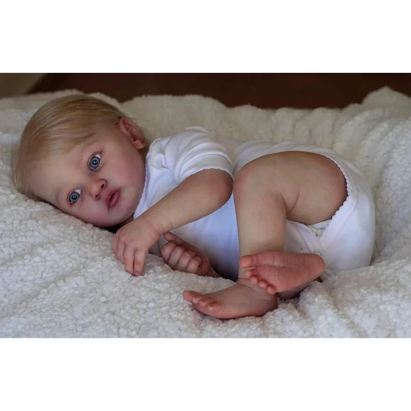 Мягкая тканевая кукла-Реборн 60 см