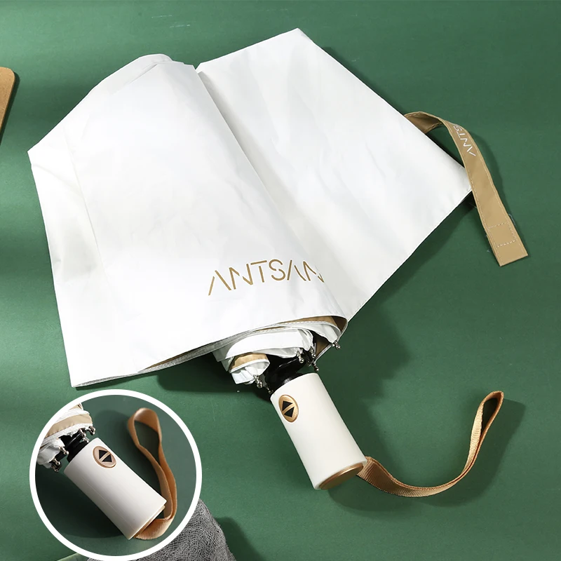 

Full automatic double sunny umbrella dual-purpose female color glue sunscreen anti ultraviolet sunshade umbrella small fresh