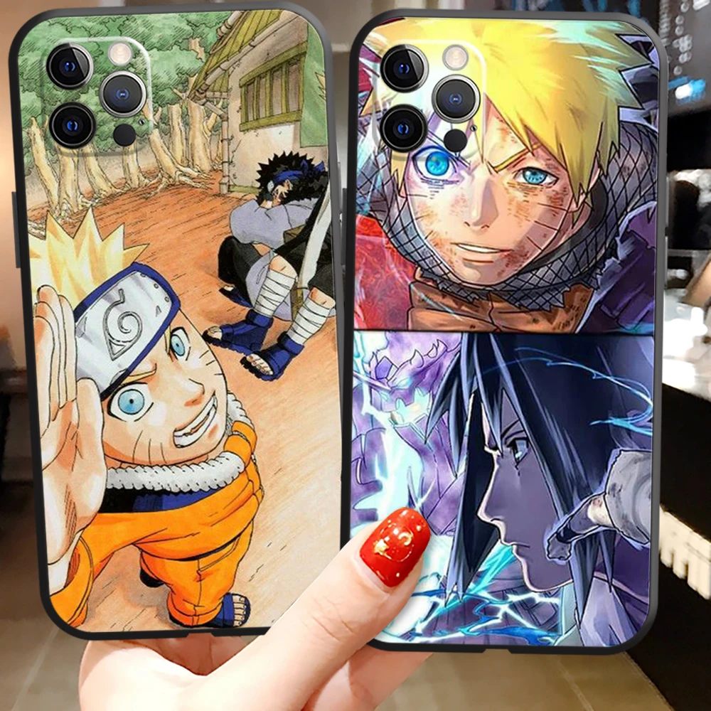 

Cartoon Naruto Anime Pokémon Anime Phone Cases For iPhone 11 12 Pro MAX 6S 7 8 Plus XS MAX 12 13 Mini X XR SE 2020 Back Cover