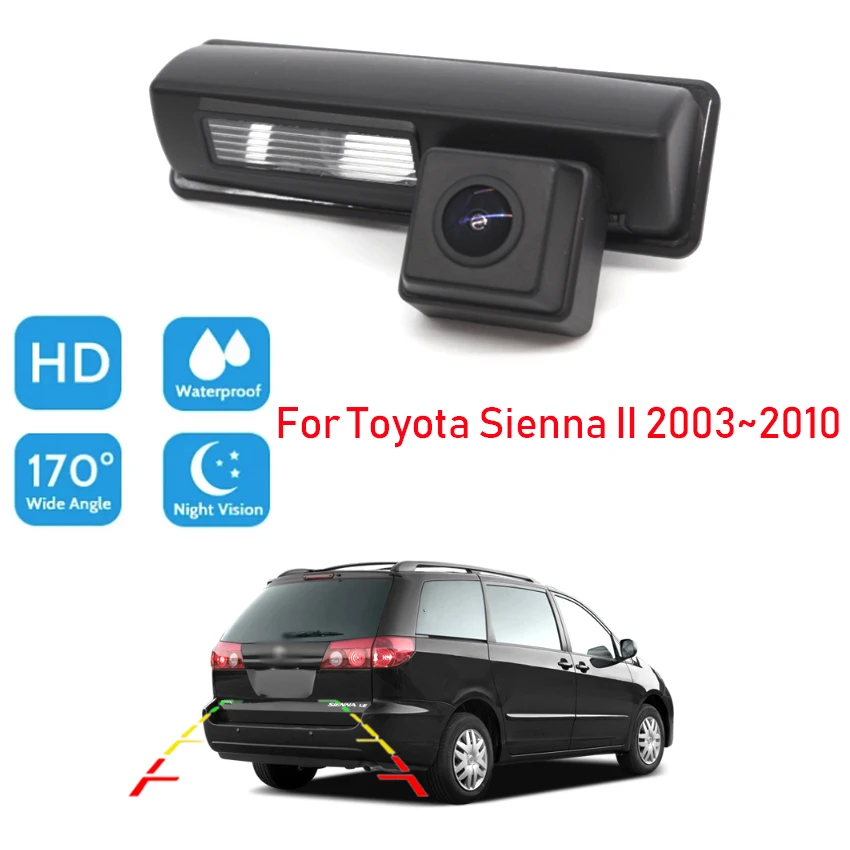 Cámara de visión trasera para coche Toyota Sienna 2, 2004, 2005, 2006, 2007, 2008, 2009, 2010