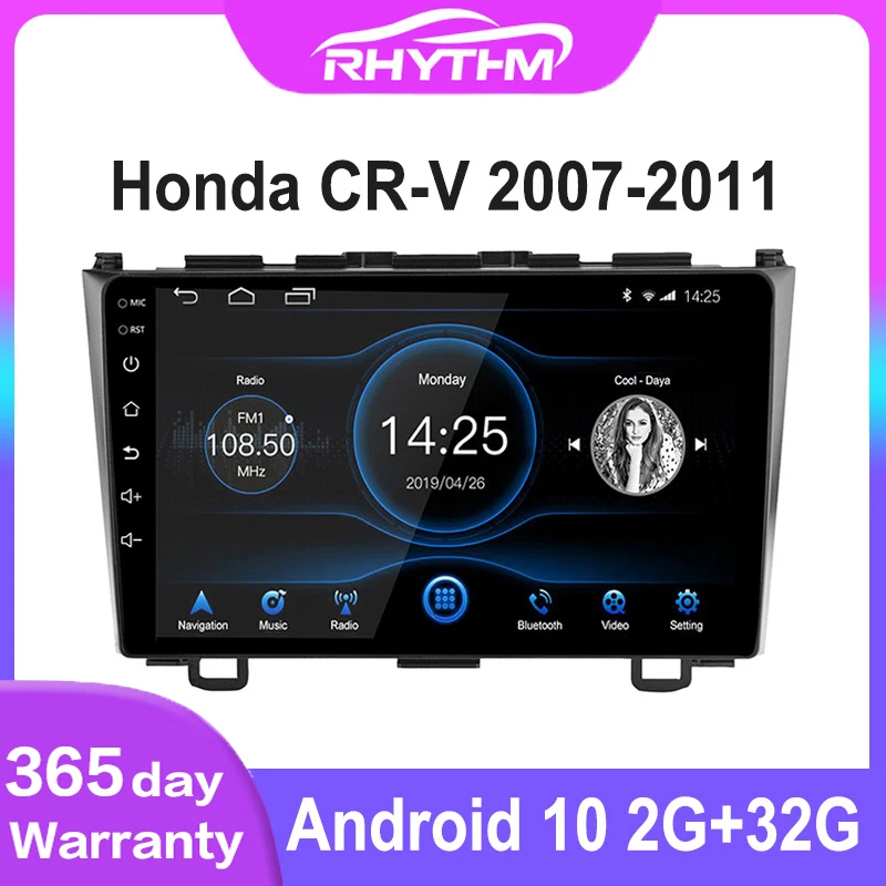 

Автомагнитола 2 ГБ + 32 ГБ DSP Android 10 для Honda CRV 2007 2008 2009 2010 2011 MirrorLink RDS 1080P GPS навигация IPS экран