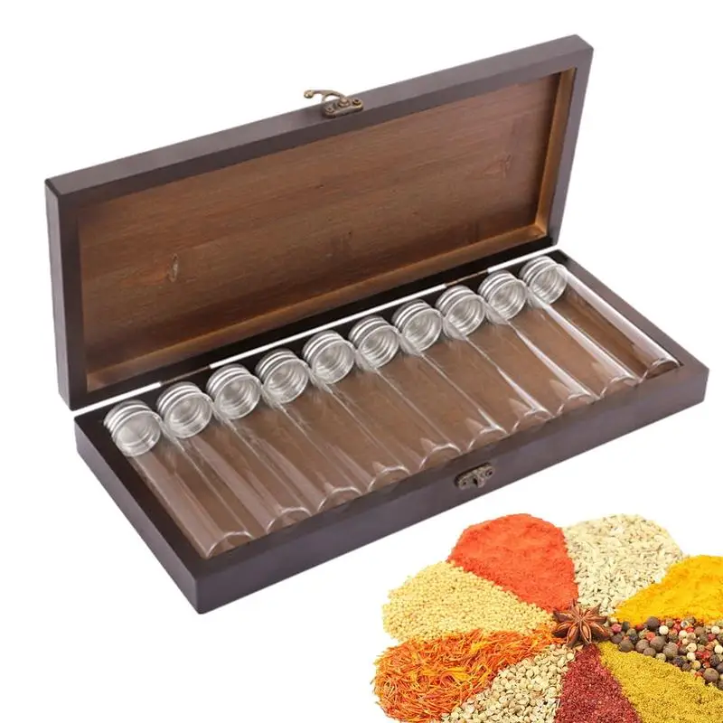 

Wooden Chic Seasoning Box Container Salt Storage Spice Store Boxes Multipurpose Storage Box Keep Dry