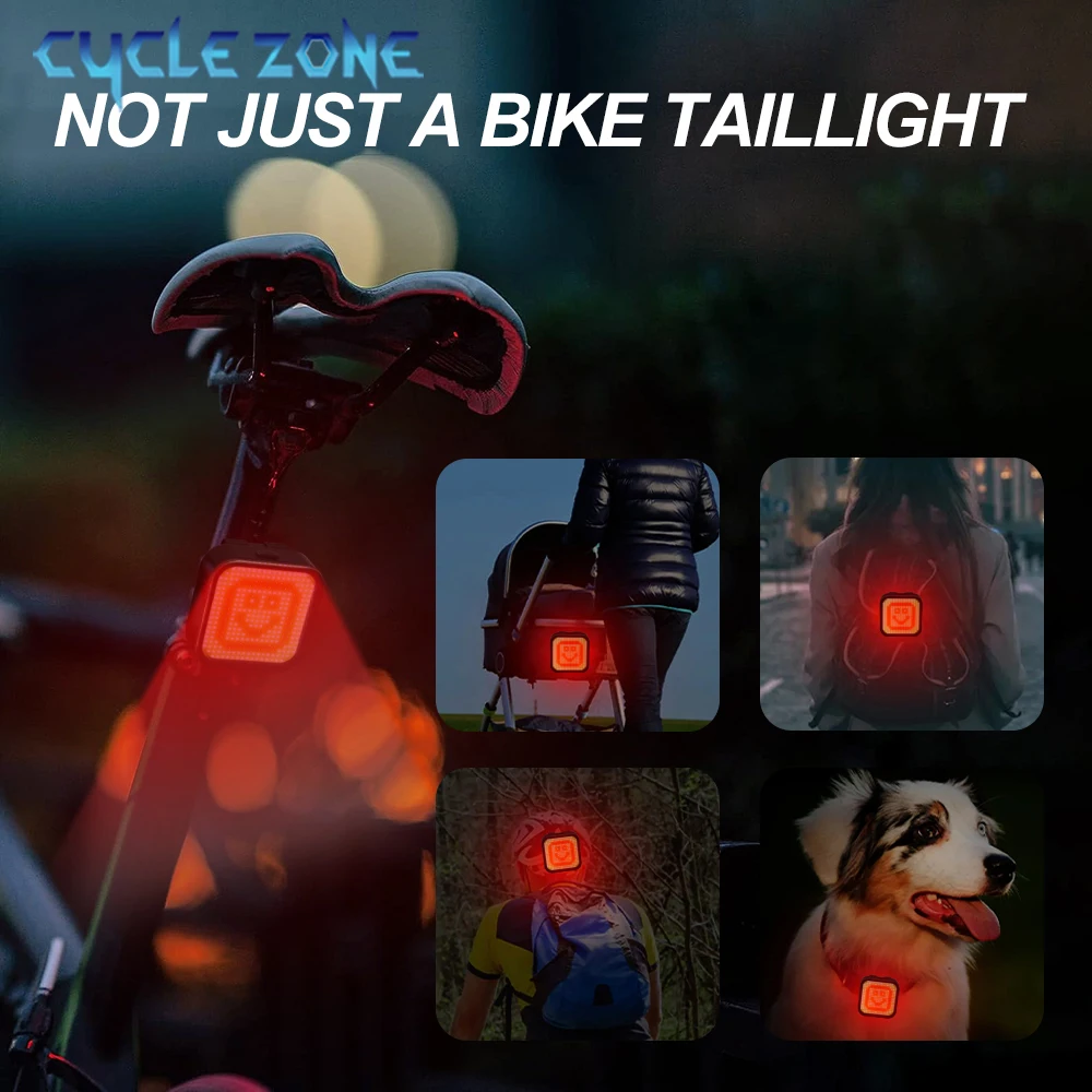 Задний фонарь для велосипеда Type-C Перезаряжаемый задний MTB шоссейного